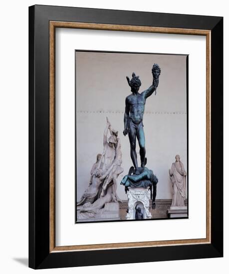 Perseus with the Head of Medusa, 1545-54-Benvenuto Cellini-Framed Giclee Print