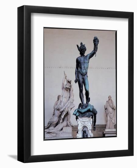 Perseus with the Head of Medusa, 1545-54-Benvenuto Cellini-Framed Giclee Print