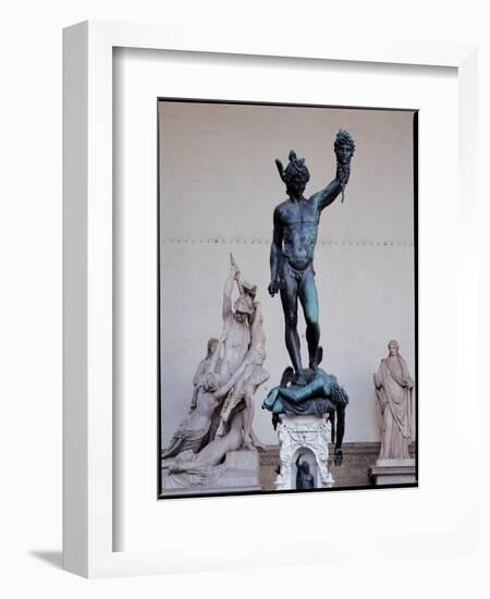 Perseus with the Head of Medusa, 1545-54-Benvenuto Cellini-Framed Giclee Print
