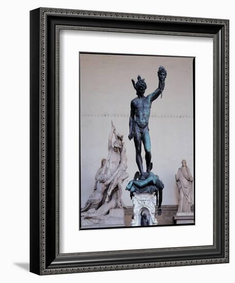 Perseus with the Head of Medusa, 1545-54-Benvenuto Cellini-Framed Giclee Print