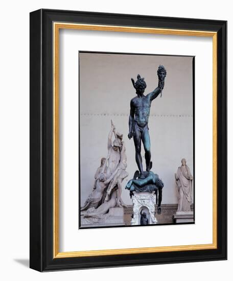 Perseus with the Head of Medusa, 1545-54-Benvenuto Cellini-Framed Giclee Print