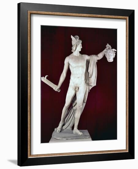 Perseus with the Head of Medusa, c.1806-08-Antonio Canova-Framed Giclee Print