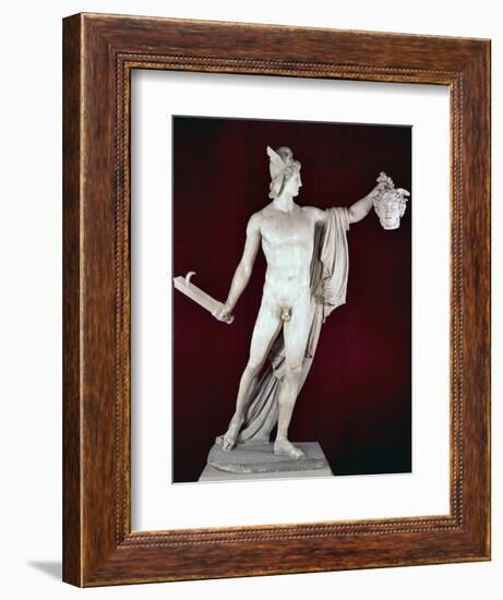 Perseus with the Head of Medusa, c.1806-08-Antonio Canova-Framed Giclee Print