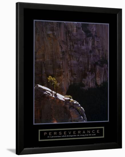 Perseverance: Lone Pinyon Tree-null-Framed Art Print