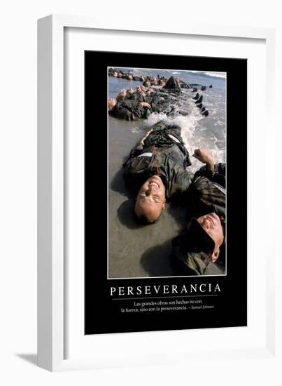 Perseverancia. Cita Inspiradora Y Póster Motivacional-null-Framed Photographic Print