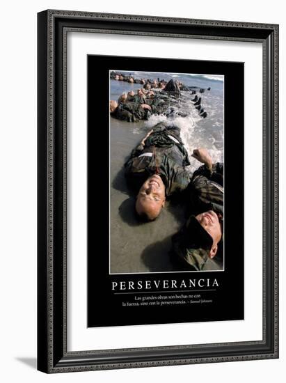 Perseverancia. Cita Inspiradora Y Póster Motivacional-null-Framed Photographic Print