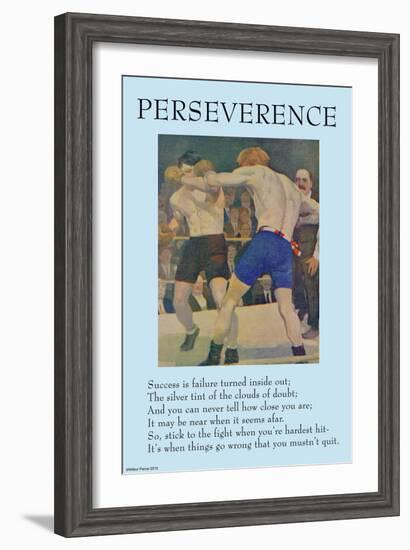 Perseverence-null-Framed Art Print