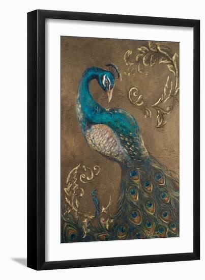 Pershing Peacock I-Tiffany Hakimipour-Framed Art Print