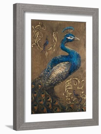 Pershing Peacock I-Tiffany Hakimipour-Framed Art Print