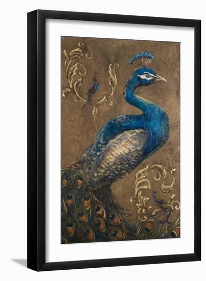 Pershing Peacock I-Tiffany Hakimipour-Framed Art Print