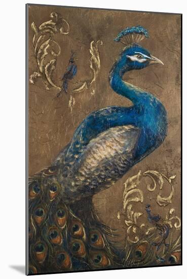 Pershing Peacock I-Tiffany Hakimipour-Mounted Art Print