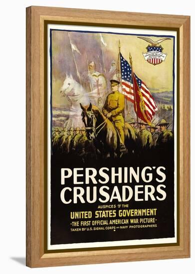 Pershing's Crusaders, 1918-null-Framed Stretched Canvas