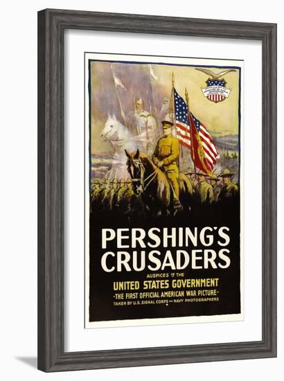 Pershing's Crusaders, 1918--Framed Art Print