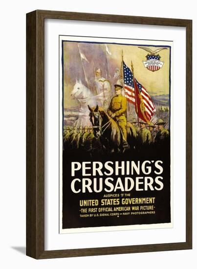 Pershing's Crusaders, 1918-null-Framed Art Print