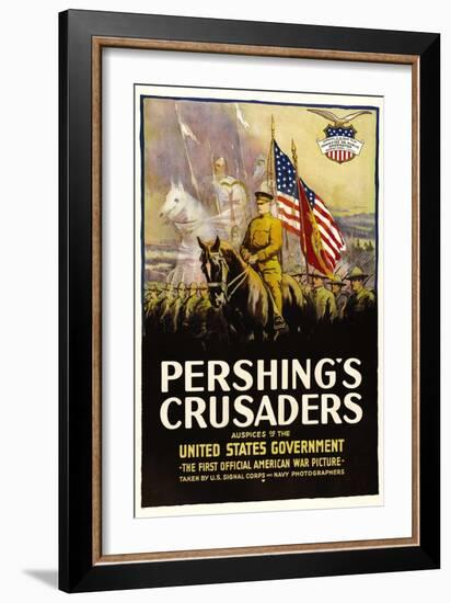 Pershing's Crusaders, 1918-null-Framed Art Print