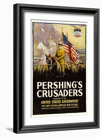 Pershing's Crusaders, 1918-null-Framed Art Print