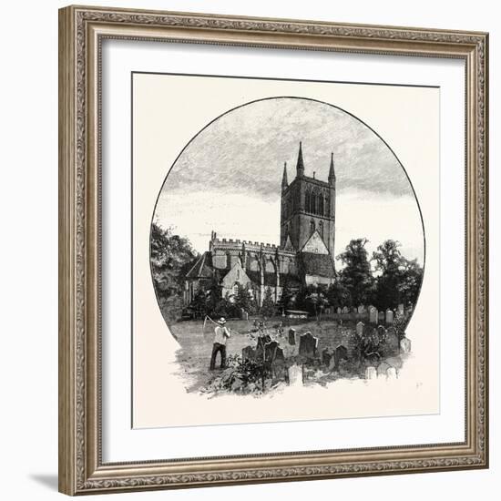 Pershore Church, from the North East-null-Framed Giclee Print