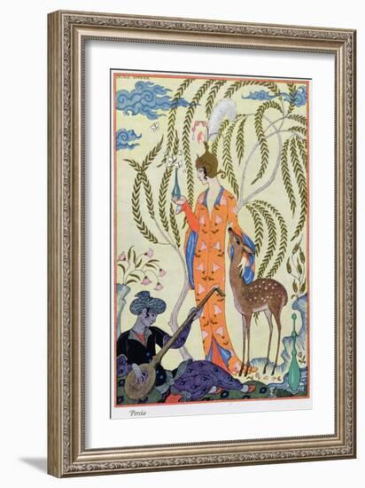 'Persia', 1912-Georges Barbier-Framed Giclee Print