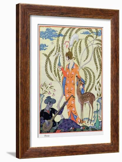 'Persia', 1912-Georges Barbier-Framed Giclee Print