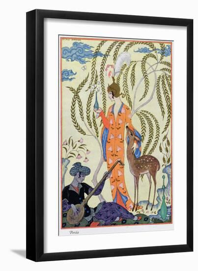 'Persia', 1912-Georges Barbier-Framed Giclee Print