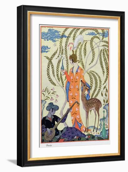 'Persia', 1912-Georges Barbier-Framed Giclee Print