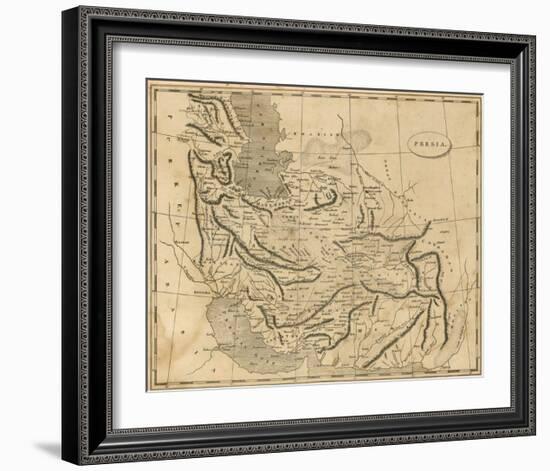 Persia, c.1812-Aaron Arrowsmith-Framed Art Print