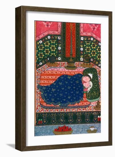 Persia: Lovers, 1527-28-null-Framed Giclee Print