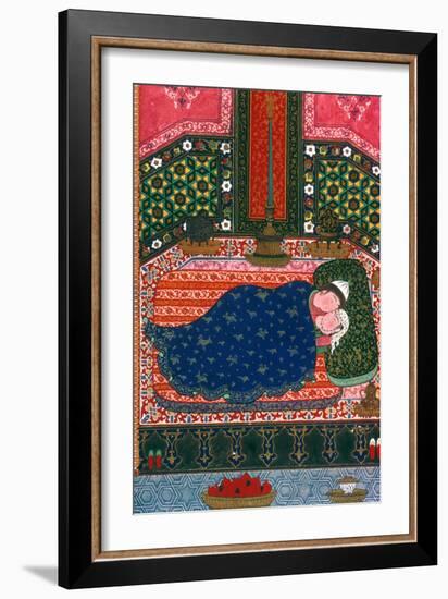 Persia: Lovers, 1527-28-null-Framed Giclee Print