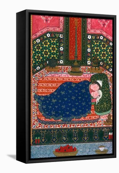 Persia: Lovers, 1527-28-null-Framed Premier Image Canvas