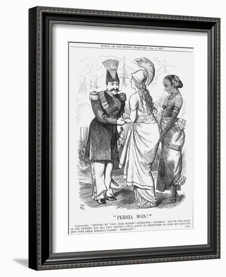 Persia Won!, 1873-Joseph Swain-Framed Giclee Print