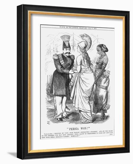 Persia Won!, 1873-Joseph Swain-Framed Giclee Print