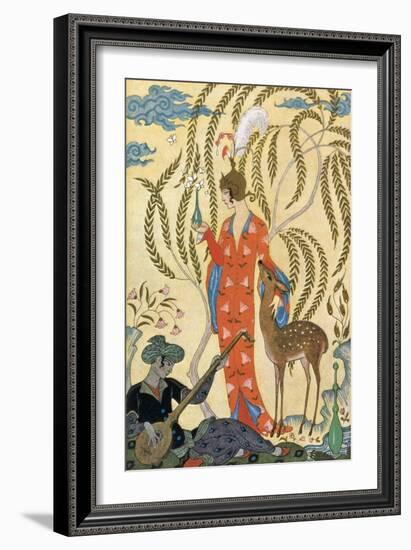 Persia-Georges Barbier-Framed Premium Giclee Print