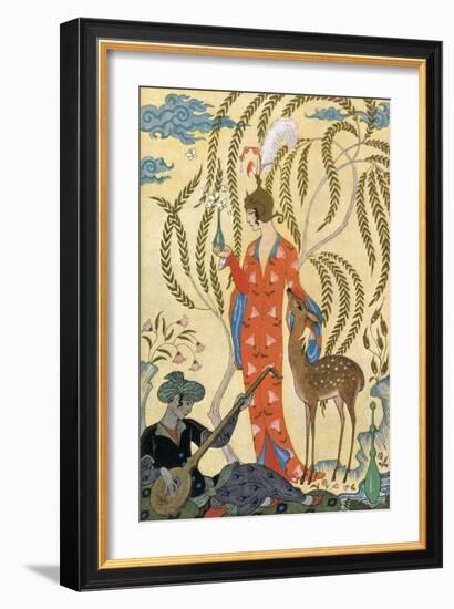 Persia-Georges Barbier-Framed Premium Giclee Print