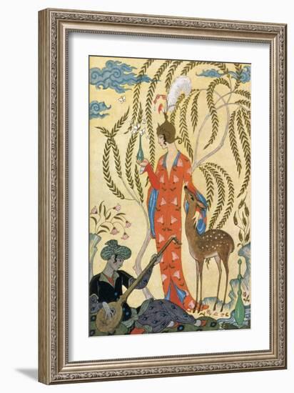 Persia-Georges Barbier-Framed Art Print