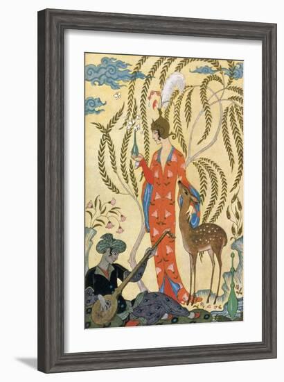 Persia-Georges Barbier-Framed Art Print