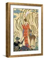 Persia-Georges Barbier-Framed Art Print