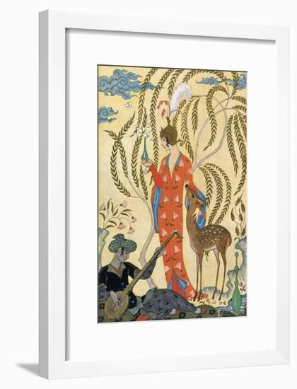Persia-Georges Barbier-Framed Art Print