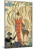 Persia-Georges Barbier-Mounted Art Print