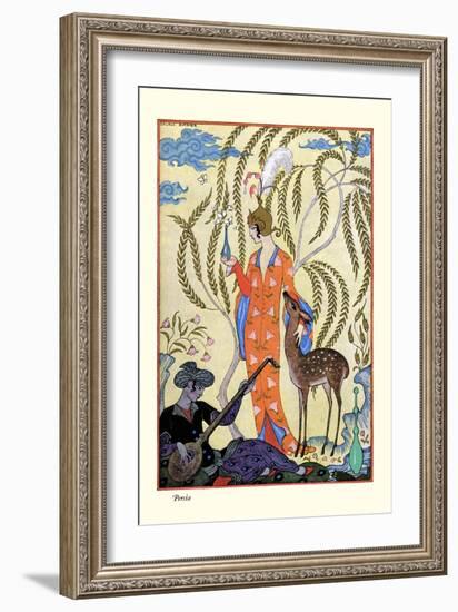 Persia-Georges Barbier-Framed Art Print