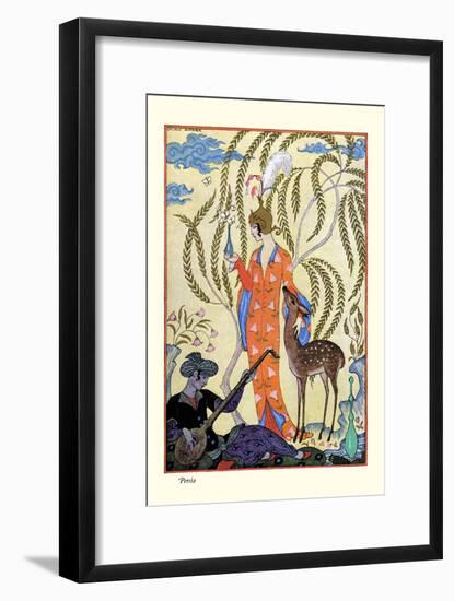 Persia-Georges Barbier-Framed Art Print