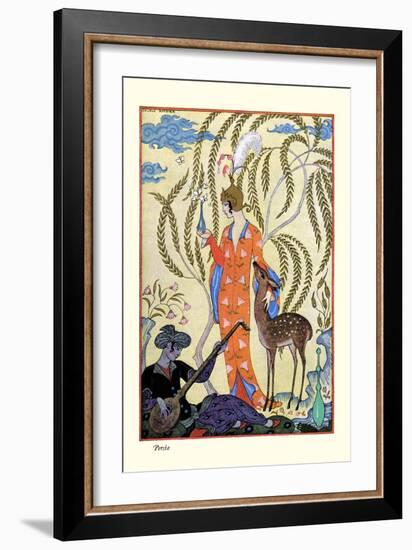 Persia-Georges Barbier-Framed Art Print