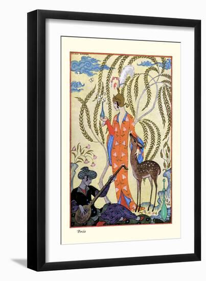 Persia-Georges Barbier-Framed Art Print