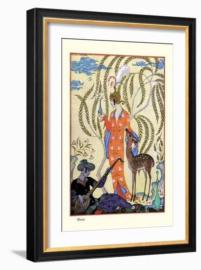 Persia-Georges Barbier-Framed Art Print