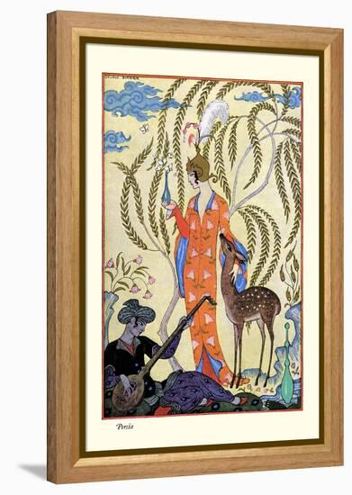 Persia-Georges Barbier-Framed Stretched Canvas