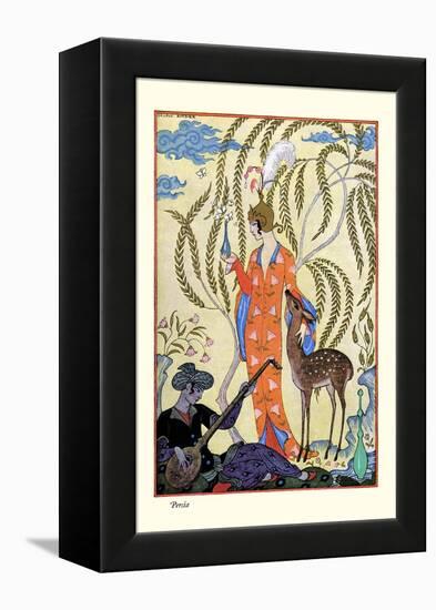 Persia-Georges Barbier-Framed Stretched Canvas