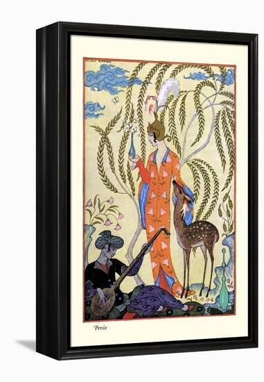 Persia-Georges Barbier-Framed Stretched Canvas