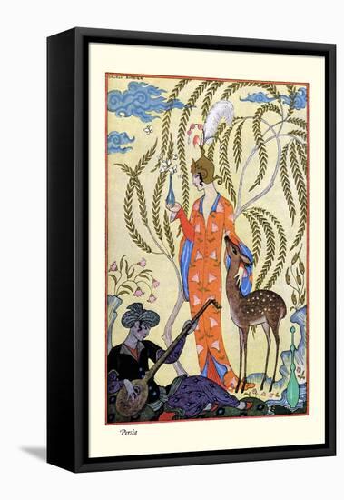 Persia-Georges Barbier-Framed Stretched Canvas