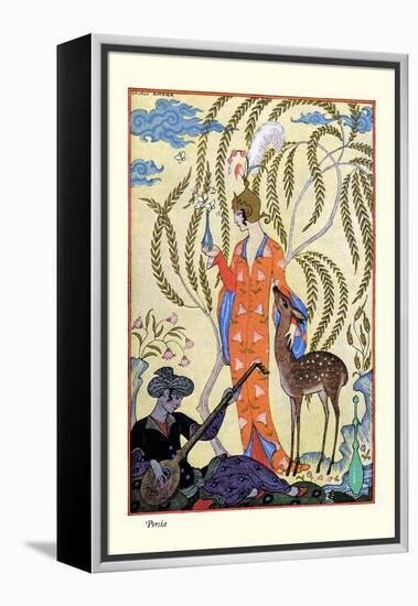 Persia-Georges Barbier-Framed Stretched Canvas