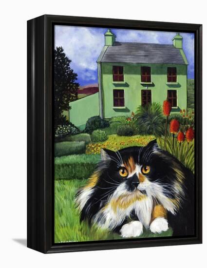 Persian Cat in Ireland (Chat Persan En Irland)-Isy Ochoa-Framed Premier Image Canvas