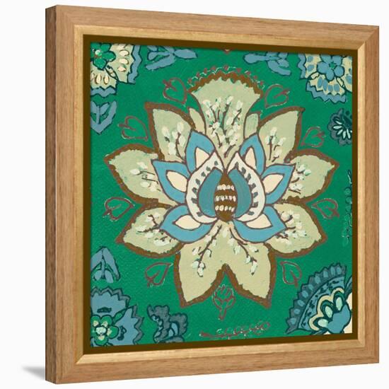Persian Emerald II-Lanie Loreth-Framed Stretched Canvas